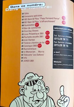 Revista Philanews Bélgica 2001