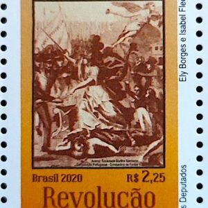 C 3913 Selo Bicentenario da Independencia Revolucao do Porto Constitucionalista 2020