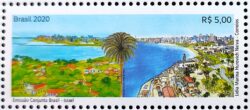 C 3914 Selo Emissao Conjunta Brasil Israel Turismo Direito 2020