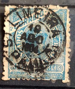 Selo RHM 103 200 Reis Ano 1902 Republica (Denteacao 11,5) 01