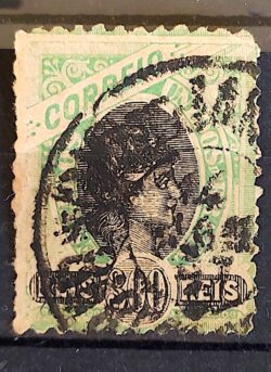 Selo RHM 104 300 Reis Ano 1902 Republica (Denteacao 11,5) 07