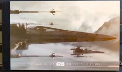 Selo Star Wars 2015 Livreto The Making of Star Wars 2015 the British Story Inglaterra