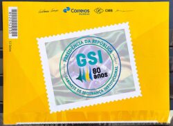 Vinheta de Selo Personalizado Presidência da República GSI 80 Anos