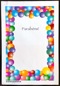 Cod 0136 AEROGRAMAS ANIVERSARIO BALOES 2004