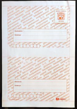 Cod 0136 AEROGRAMAS ANIVERSARIO BALOES 2004