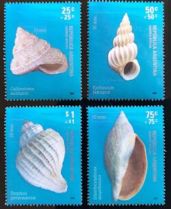 Argentina 2008 Selo Molusco AR 3216