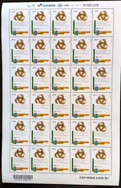 C 3440 Selo 25 Anos AICEP 2015 Folha