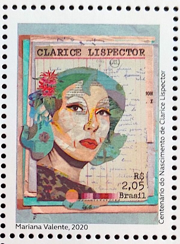 C 3946 Selo Centenario Clarice Lispector Literatura 2020