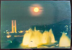 Cartao Postal Brasilia Lua no Poder