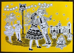 Cartao Postal Oficial dos Correios Quadrilhas Juninas 2015