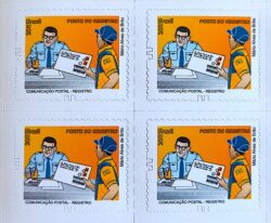 Selo Regular RHM 857 Servico Postal Porte do Registro 2011 Quadra