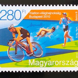 Hungria 2010 Selo Triatlon Ciclismo Natacao Corrida Hu 5482