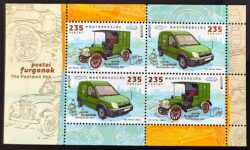 Hungria 2013 Selo Carro Postal Correio Hu Bl 357