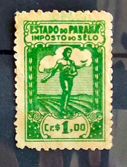 Imposto do Selo Fiscal 1 Cruzeiro Parana 2