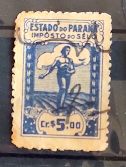 Imposto do Selo Fiscal 5 Cruzeiros Parana 1