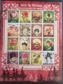 India 2017 Selo Chapelaria Chapeu IN 3097