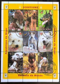 Niger 1998 Selo Cachorro