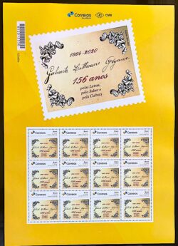 PB 165 Selo Personalizado Gabinete Literário Goyano 2020 Folha