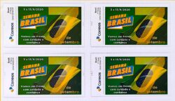 PB 167 Selo Personalizado Semana Brasil 2020 Quadra