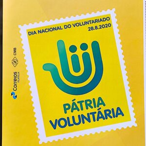 PB 168 Selo Personalizado Pátria Voluntária Dia Nacional do Voluntariado 2020 Vinheta