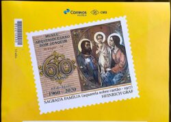 PB 170 Selo Personalizado Museu Arquidiocesano São Joaquim Religião 2020 Vinheta