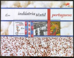 Portugal 2017 Selo Indústria Têxtil Algodao PT BL 415