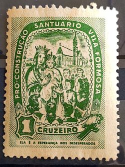 Selo Contribuicao Pro Construcao Santuario Vila Formosa