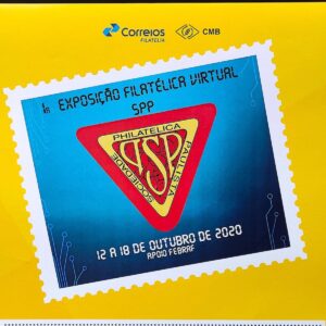 PB 177 Selo Personalizado Exposicao Filatelica Virtual SPP 2020 Vinheta