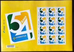 PB 181 Selo Personalizado Embratur 2020 Folha