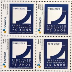 PB 182 Selo Personalizado Instituto Rio Branco 2020 Quadra