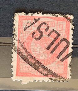 Selo RHM 80 100 Reis Ano 1893 Alegoria da Liberdade 07