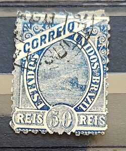 Selo RHM 83 50 Reis Ano 1894 Madrugada Republicana 02