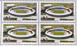 C 2685 Selo Estádio de Futebol Serra Dourada Goiânia Goiás 2007 Quadra