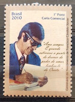 C 2954 Selo Chico Xavier Espiritismo Espirita 2010