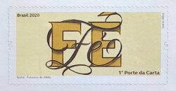 C 3950 Selo de Natal Religiao 2020 Fé