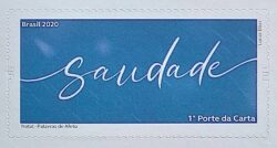 C 3953 Selo de Natal 2020 Saudade