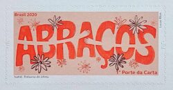 C 3954 Selo de Natal 2020 Abraços