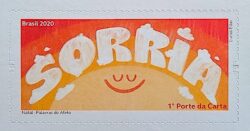 C 3955 Selo de Natal 2020 Sorria