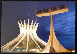 Cartão Postal Oficial dos Correios Catedral de Brasilia