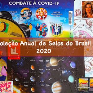 Colecao Anual de Selos do Brasil 2020