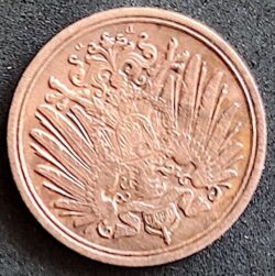 Moeda Alemanha 1907 1 Pfennig D 1