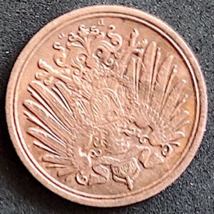 Moeda Alemanha 1907 1 Pfennig D 1
