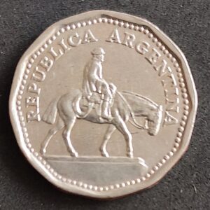 Moeda Argentina 1962 10 Pesos 1