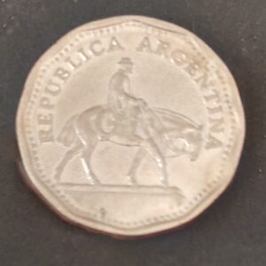 Moeda Argentina 1962 10 Pesos 3