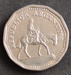 Moeda Argentina 1964 10 Pesos 1