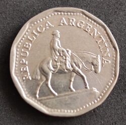 Moeda Argentina 1967 10 Pesos 1
