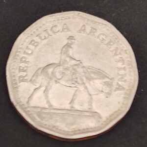 Moeda Argentina 1967 10 Pesos 3