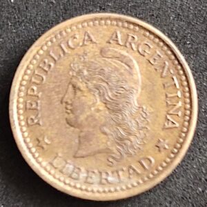 Moeda Argentina 1970 10 Centavos 3