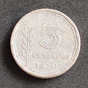 Moeda Argentina 1970 5 Centavos 1