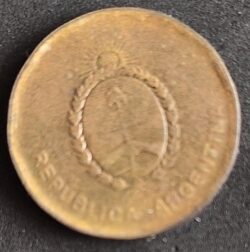 Moeda Argentina 1988 10 Centavos 1